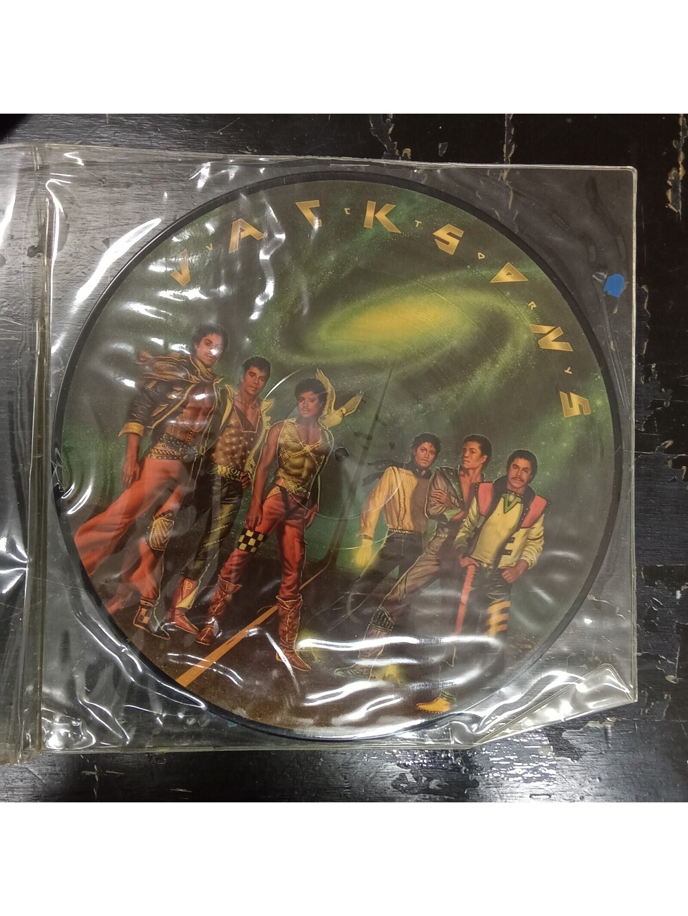 VTG Official Michael & Jackson's Picture Disc Victory Vinyl 12" Record Album LP